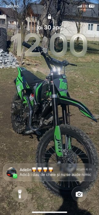 Vînd sa schimb  cross 125cc stare bună de functionare