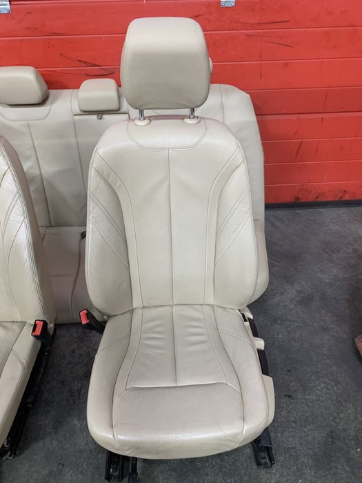 Interior piele crem cu incalzire pentru bmw seria 3 f30