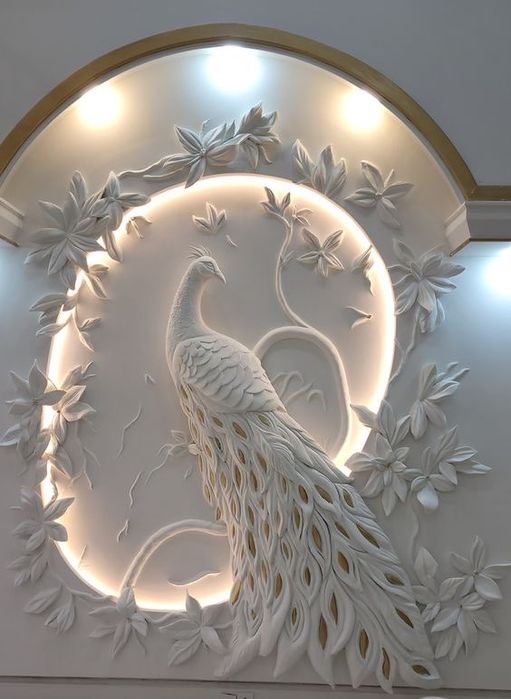 Барелеф 3д стены