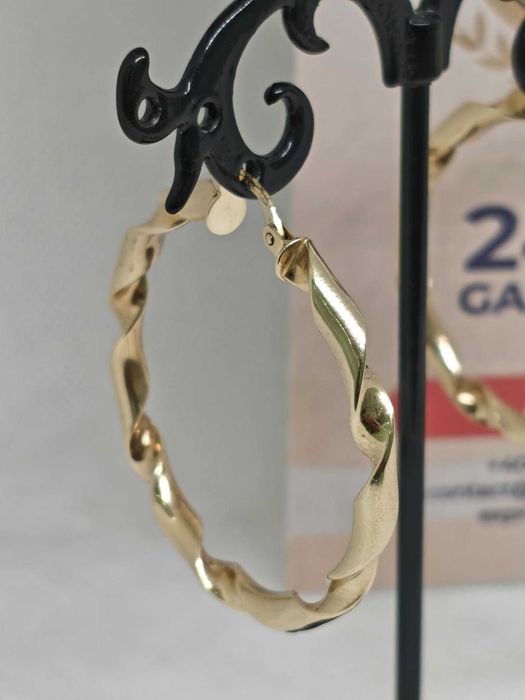Cercei din aur de 14K  (Ag43 Falticeni B4020) - 24 luni garantie!