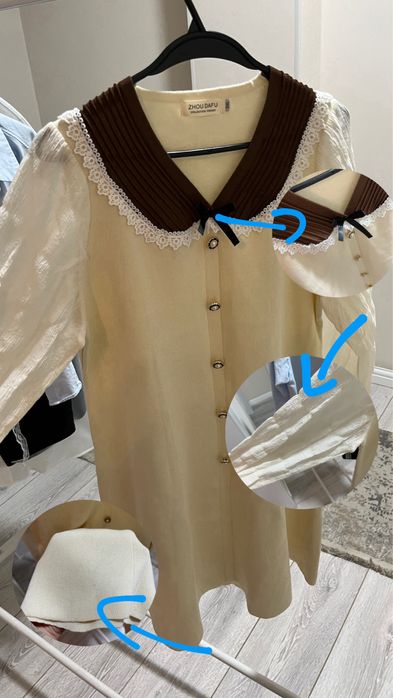 Белое платье. С мини длиной