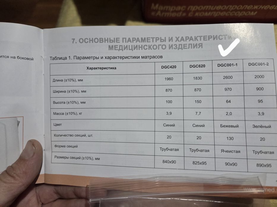 Продается антипролежневый матрас новый