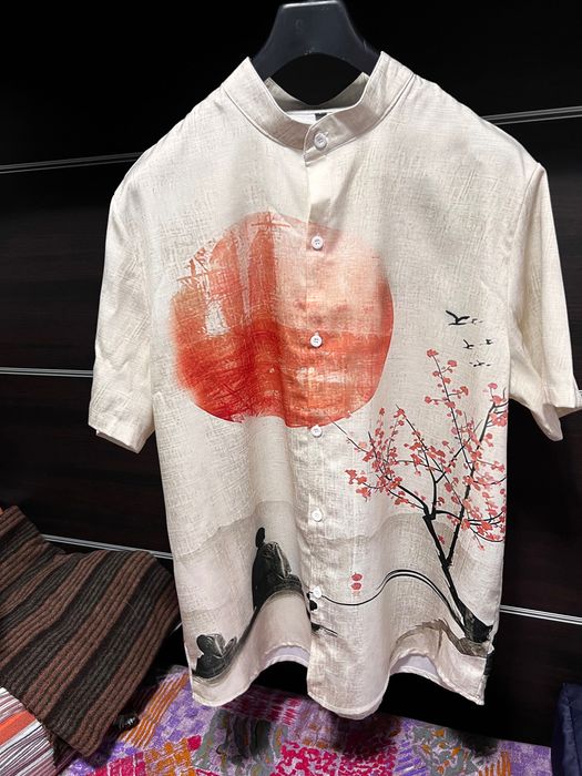 Мъжки винтидж v-neck ризи