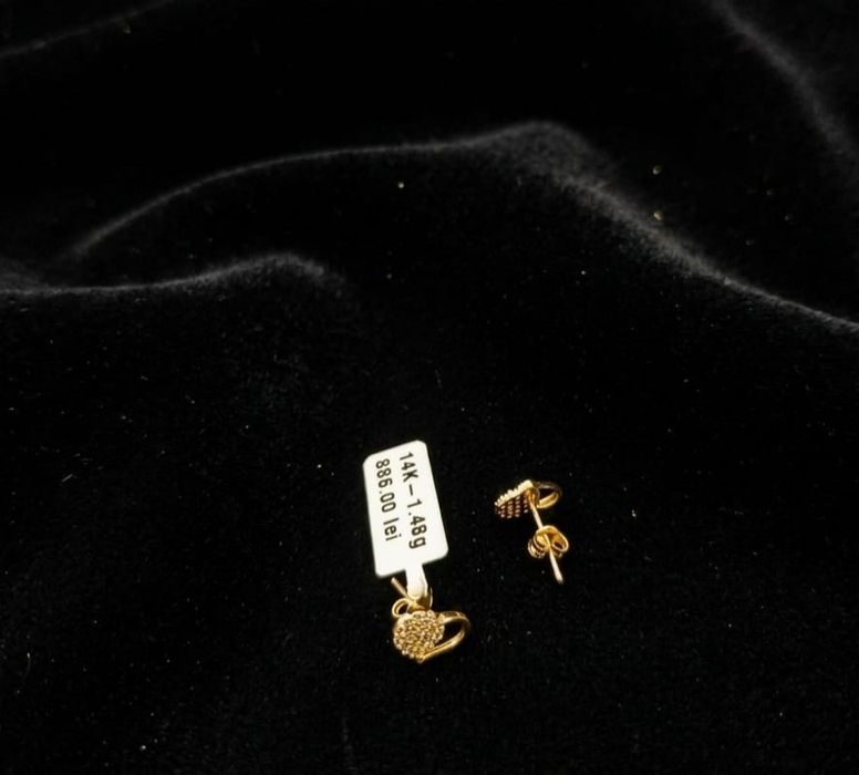 Cercei aur 14k 1.48gr