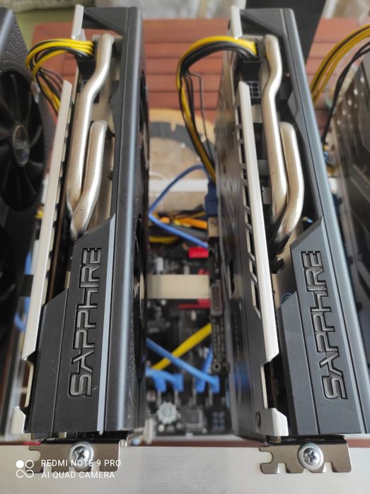 Копачка Майнинг риг/Mining Rig 6ХRX580 8GB Sapphire