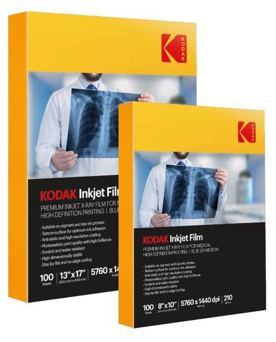 Оригинальная медицинская плёнка KODAK Inkjet Film для МРТ/МСКТ снимков