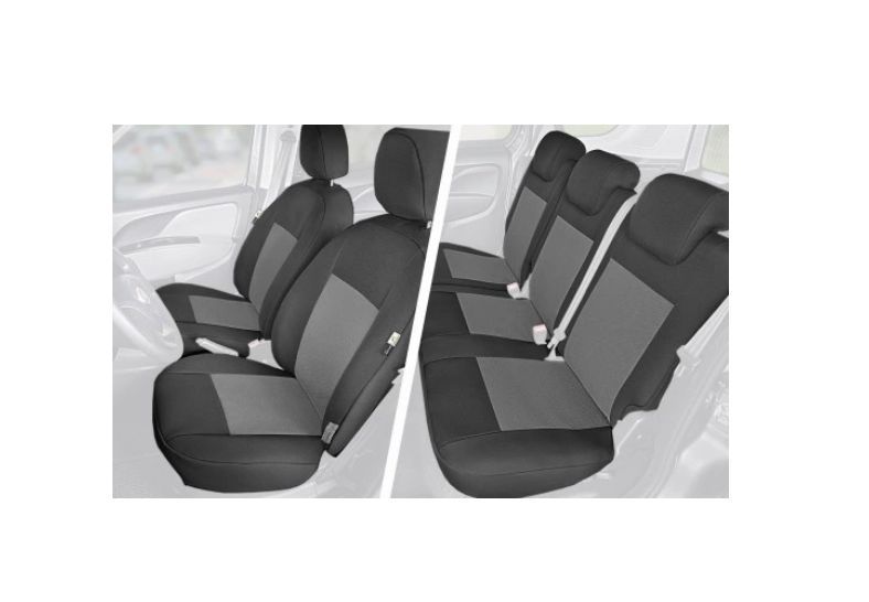 Set huse scaun dedicate Fiat Doblo 4, 2015-2022, fata si spate, Kegel Polonia