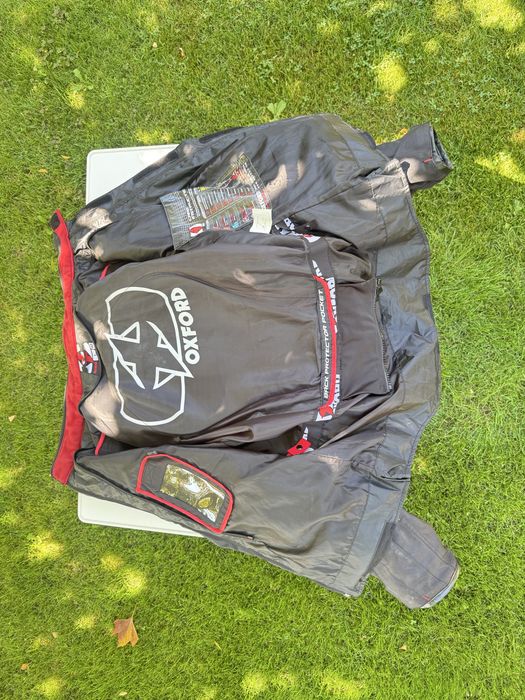 Geacă moto Oxford impermeabila Marimea L + manusi Moto