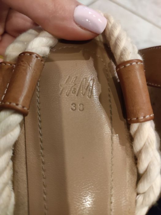 Sandale cu platformă, H&M, mărimea 38