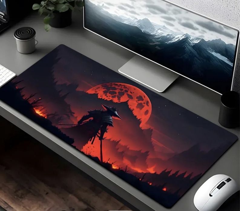 Геймърска подложка за мишка 90x40 и 50x100 / стикери за лаптоп cover