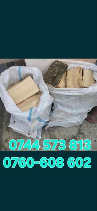 Lemne uscat taiat la sac.La ms.Goron Stejar Prun Brichete Carbune>RO