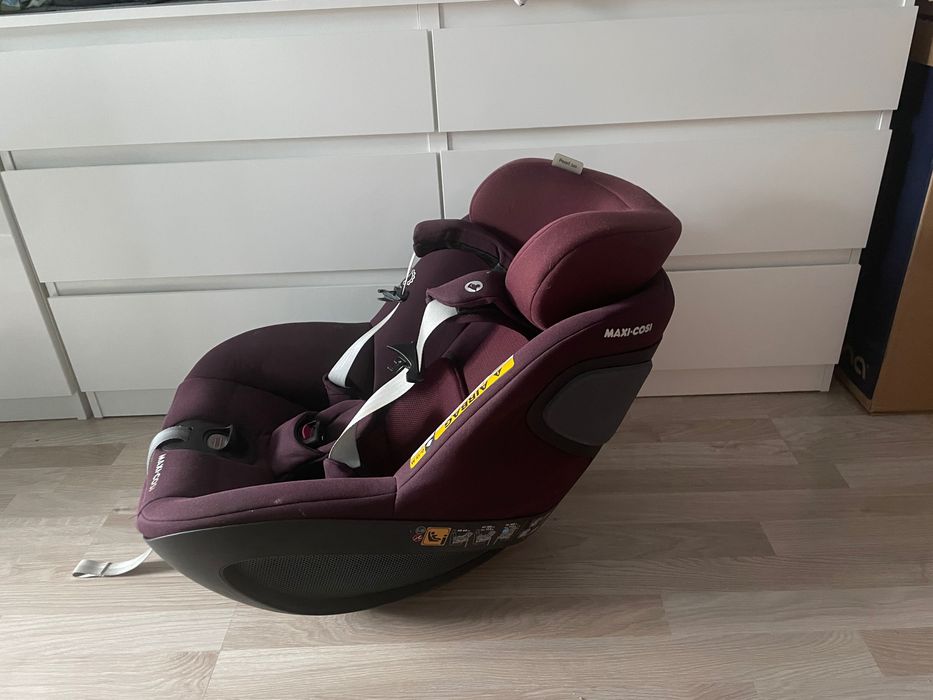 Sistem Complet Maxi-Cosi Pearl 360 Pro + Bază FamilyFix 360 Pro, SlideTech, Burgundy