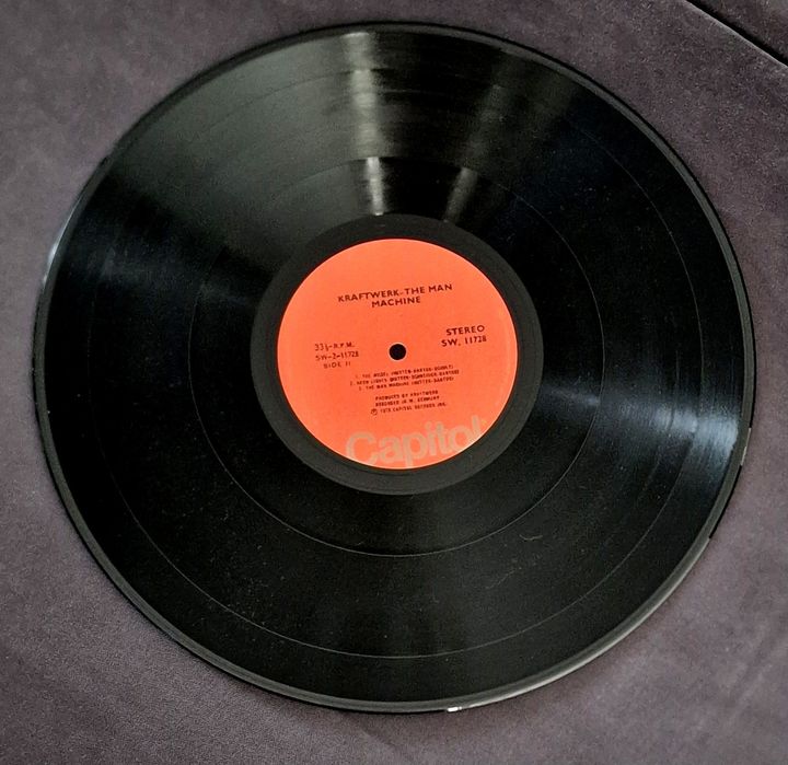 Vinyl vinil KRAFTWERK The Man Machine - EMI India LP 1978