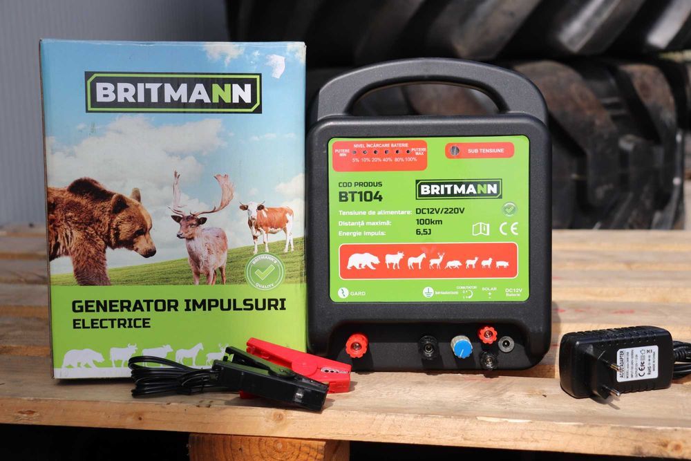 Generator Gard Electric 6.5 Jouli Nou cu garantie pt animale izolatori rola fir