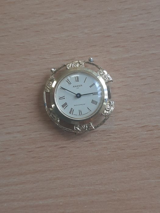Ceas vintage pandantiv/ de mână ANKER 100 Shockproof – Mecanic, Made in Germany