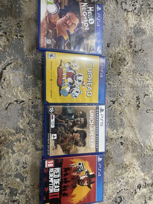 Диски на плэстейшн 5 и 4