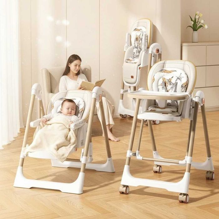 Scaun de masa pentru bebelusi, multi functional , cu leagan 6-36 luni