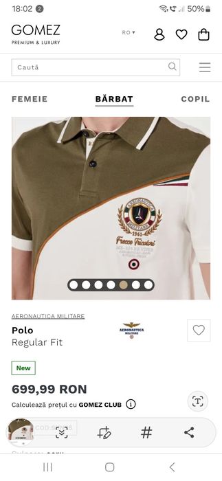 Tricou Aeronautica Military masura M Original %