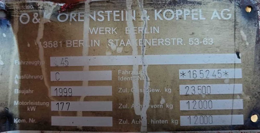 Pompa Directie Incarcator Frontal O&K L45 (vola)