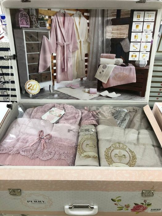 Турецкий банный комплект 20 предметов  доставка бесплатно