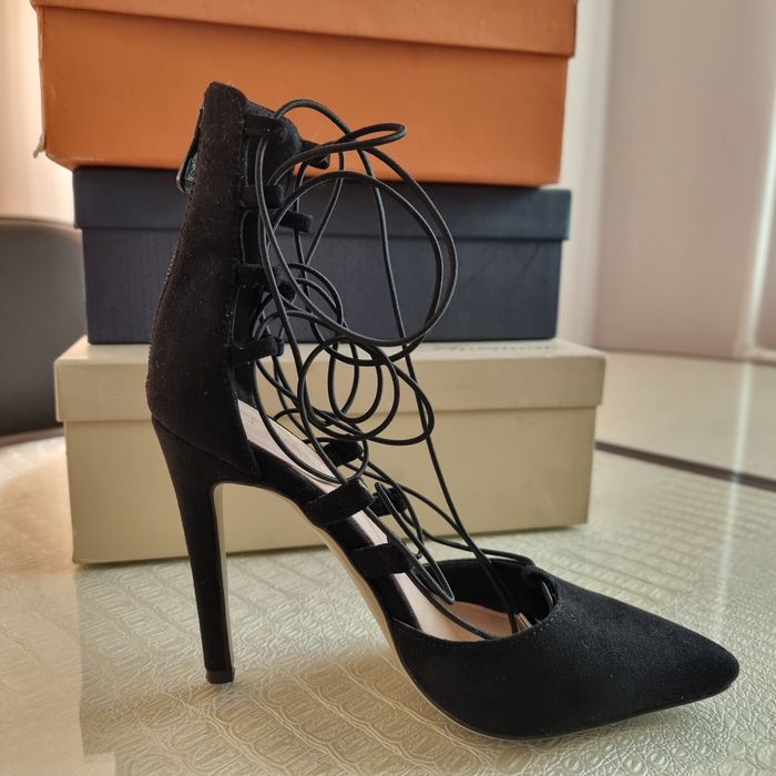 Лодочки замшевые