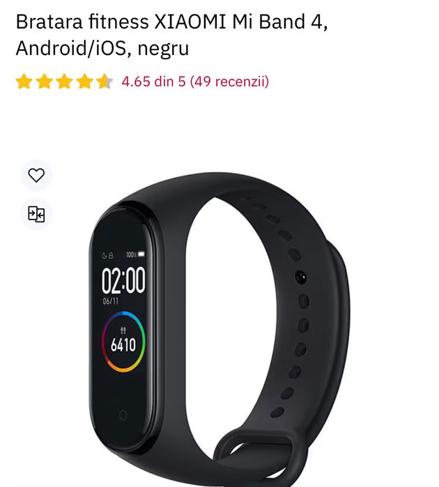 Bratara fitness xiaomi mi band 4
