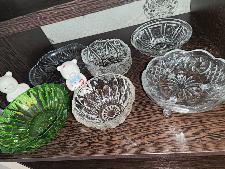 Посуда разная хрусталь стекло СССР