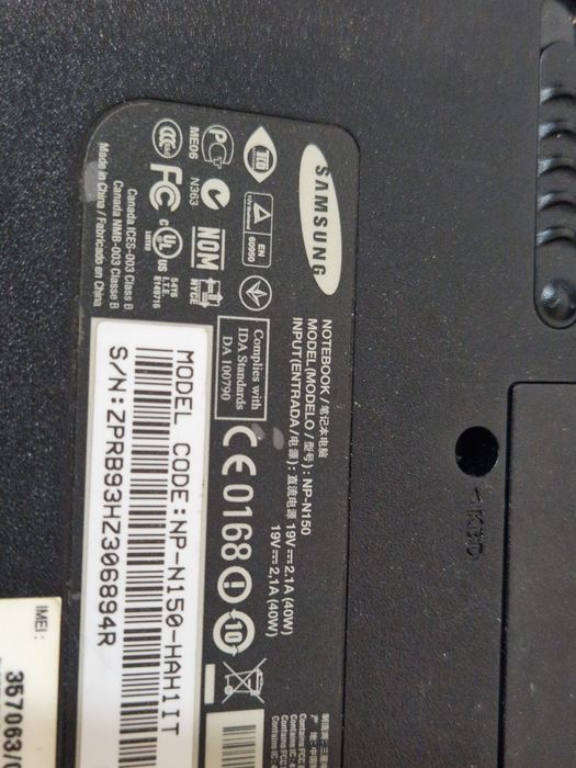 Laptop Samsung NP-N150