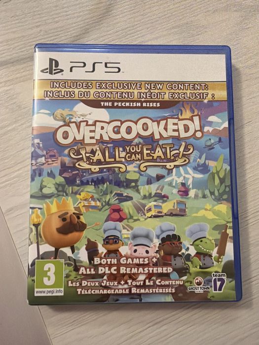 Sackboy Overcooked PS5 диски плейстешн