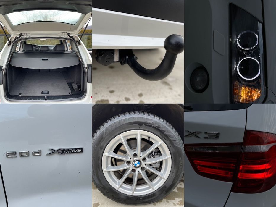 BMW  X3/ 2015/ 4x4/ Numere export valabile/ X-Drive/ 184 CP/ F25/ Cutie Automată ZF
