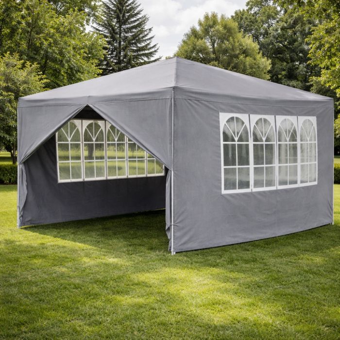 Просторна градинска шатра - стабилна конструкция и водоустойчива рамка