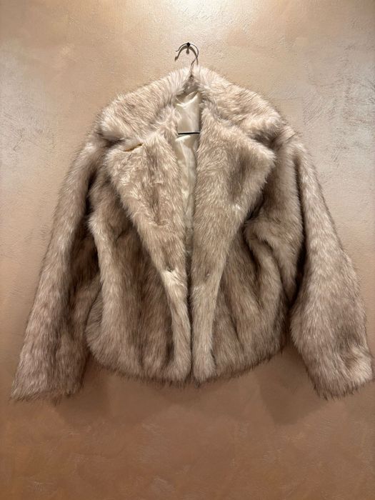 Geaca /haina blana eco,mar 38 /40