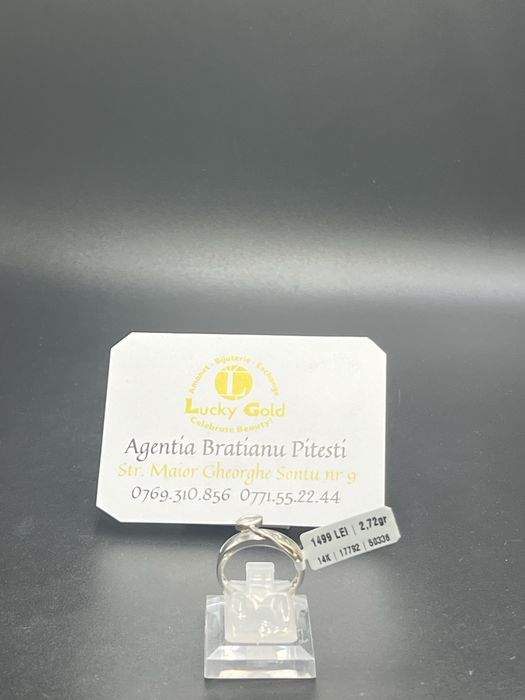 Inel aur 14k 2.72 gr marimea 17 cod 17792