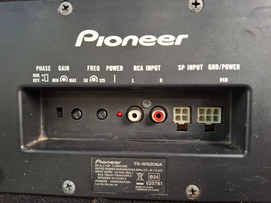 Активна баскаса /суббуфер /  subwoofer Pioneer TS-WX206A