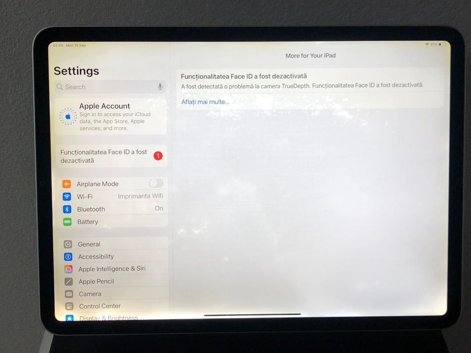 iPad Pro 11 Gen 3 M1 2022 WIFI + Husa cu Tastatura Originala