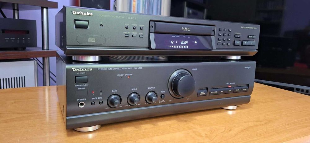 Amplificator Technics SU-V500 Cu Telecomanda + CD Technics SL-PG3
