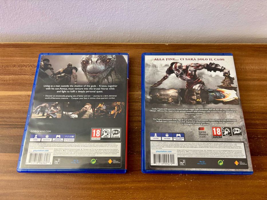 Pachet Jocuri PS4 God of War si God of War III Remastered