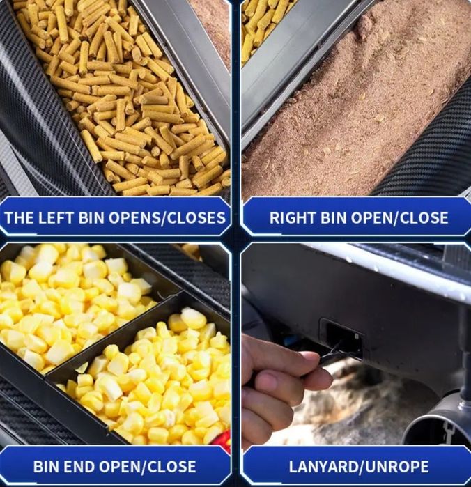 ЛОДКА ЗА ЗАХРАНКА HJ817 GPS, Li-Ion батерия, гласово дистанцонно