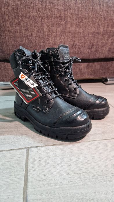 Bocanci de protecție Goliath Groundmaster – Noi – bombeu metalic