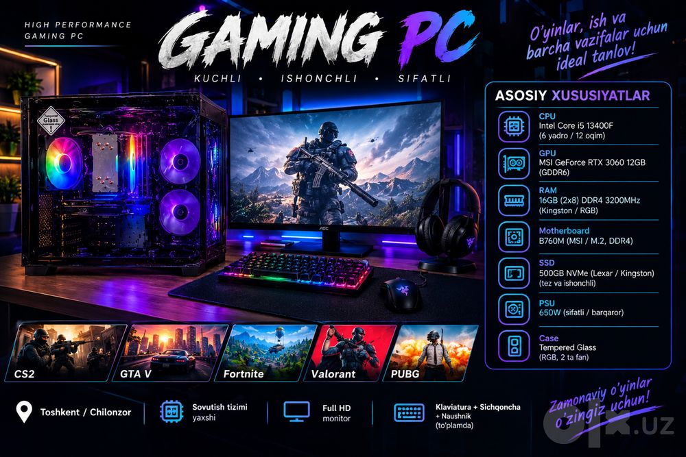 Gaming pc kuchlik