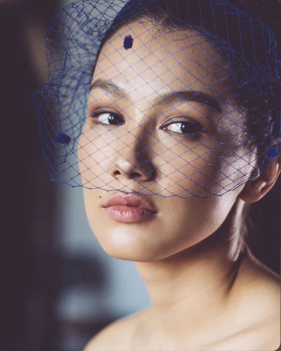 Новый ободок с вуалью от Gakku