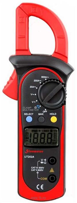 Тестер цифровой (мультиметр) Токовые клещи UNI-T UT202A