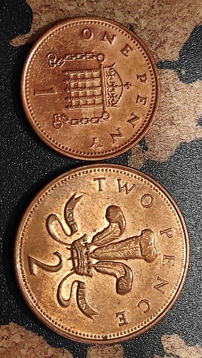 Монети Великобритания(aUNC) > Кралица Елизабет II - 11 бр.