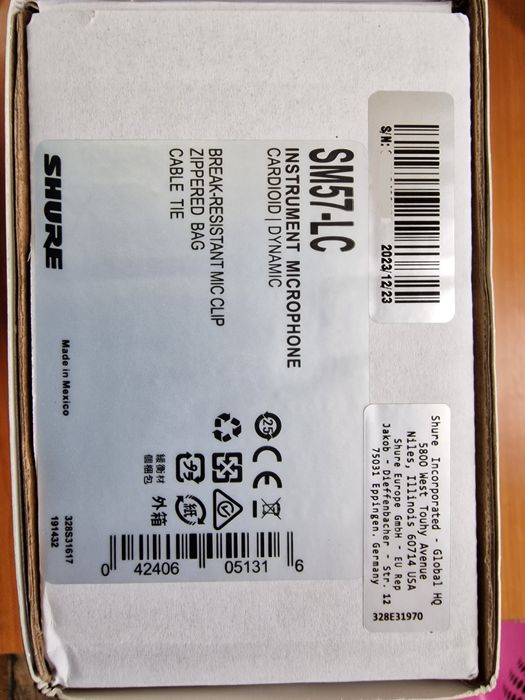 Микрофон Shure SM57 XLR