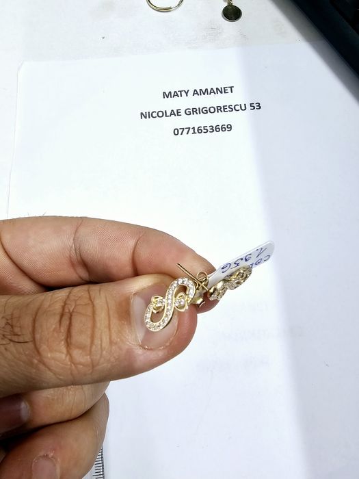 Maty Amanet Cercei din aur 14 k 1.95 g cod 230