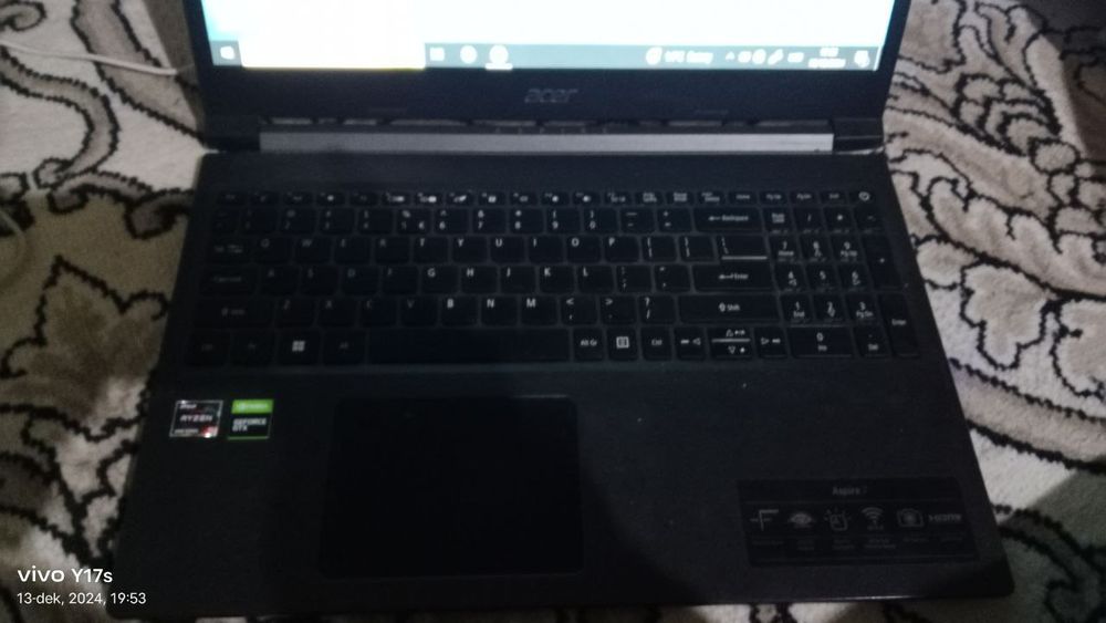 Acer 7     
Core i5 
11-avlod 
Narxi 6mln