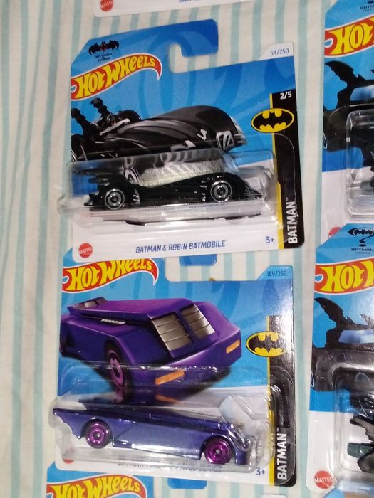 masinute Hot Wheels Batman Batmobile Back To The Future Delorean DMC