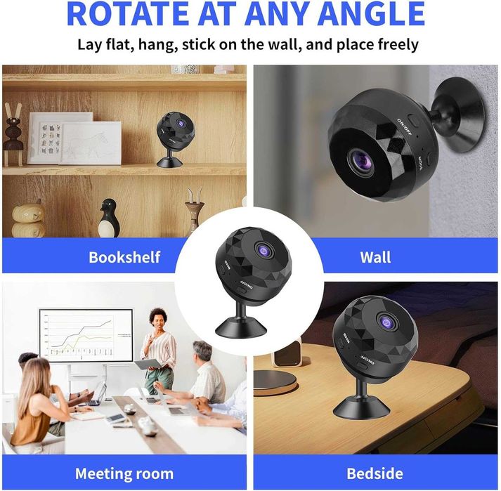 2K 4MP Охранителна WiFi Камера Hiseeu – 360° Цветно нощно виждане