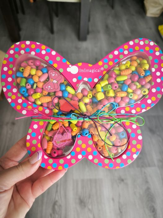 Детски сет с дървени мъниста Imaginarium