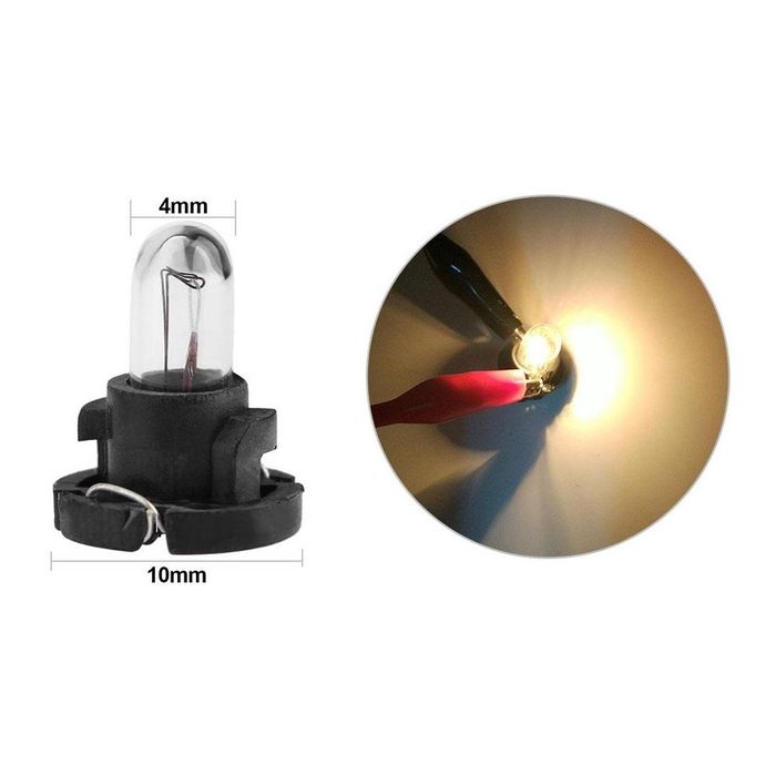 крушка с фасунга 12v, т4.2 бяла 1брой automax